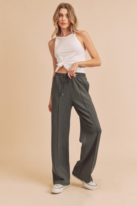 Phoebe Soft Stretch Ankle-Length Lounge Pants - Ro + Ivy