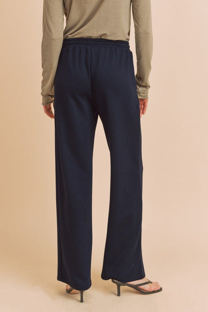 Phoebe Soft Stretch Ankle-Length Lounge Pants - Ro + Ivy