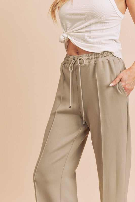 Phoebe Soft Stretch Ankle-Length Lounge Pants - Ro + Ivy