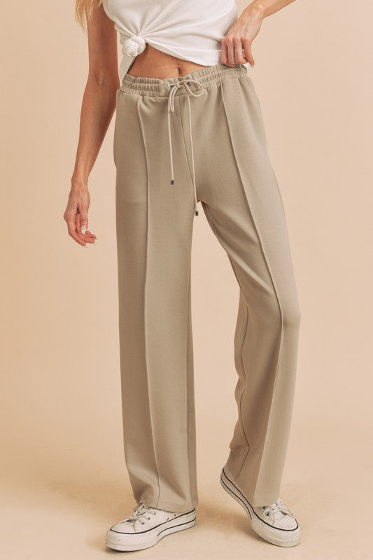 Phoebe Soft Stretch Ankle-Length Lounge Pants - Ro + Ivy