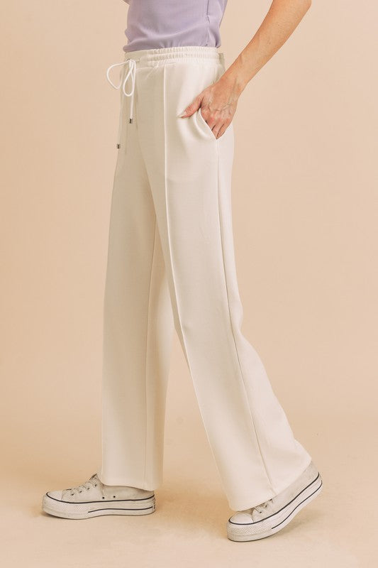 Phoebe Soft Stretch Ankle-Length Lounge Pants - Ro + Ivy