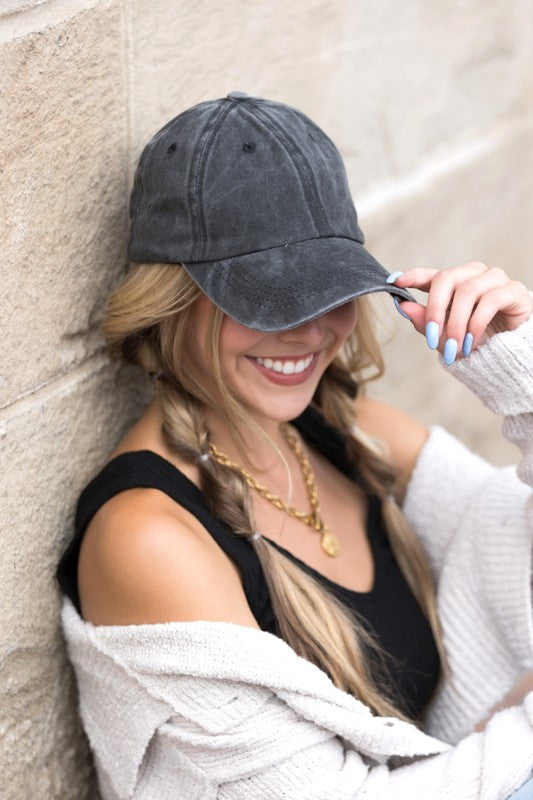 Everyday Washed Baseball Cap | Trendy Baseball Caps Outfit Idea for Women by Ro + Ivy | Elevated Basics, Modern Comfort & Style