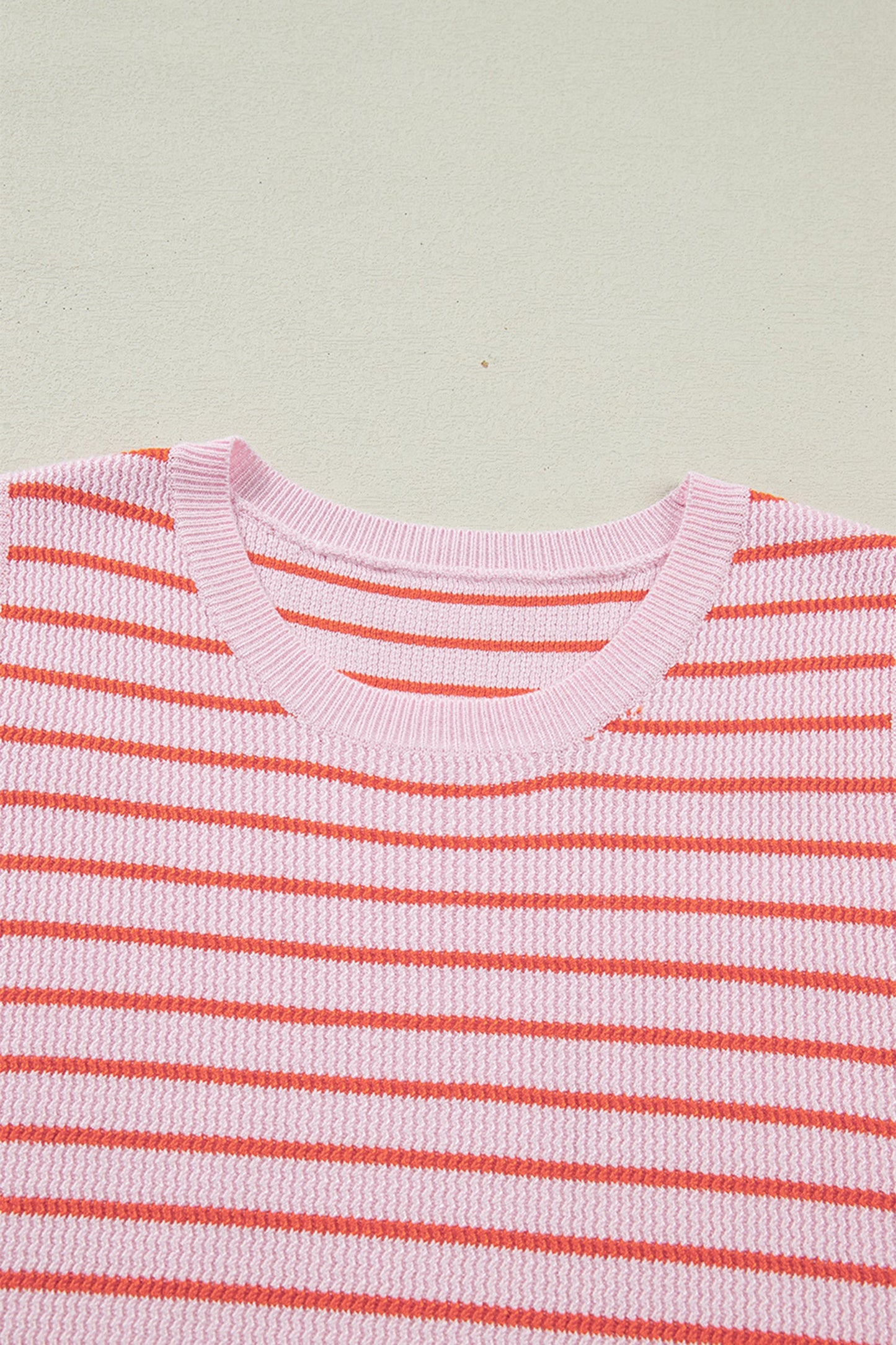 Lightweight Striped Knit Sleeveless Tank Sweater Vest — Breathable Casual Everyday Style - Sweater Vests