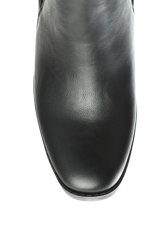 Sonia Block Heel Boots | Trendy Boots Outfit Idea for Women by Ro + Ivy | Elevated Basics, Modern Comfort & Style