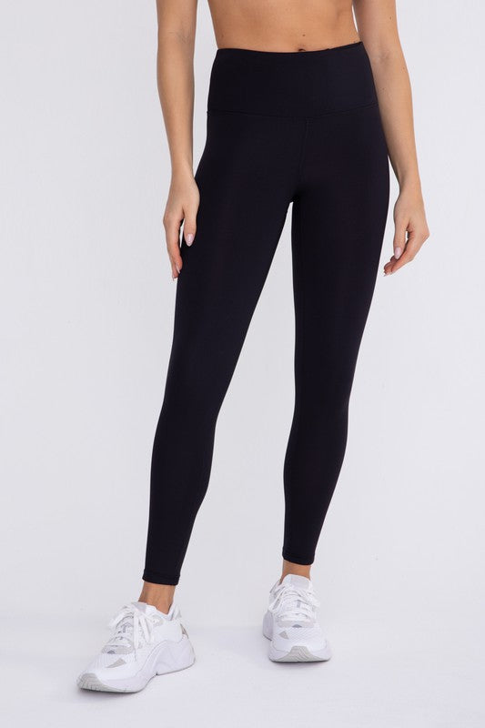 Jacquard Ribbed High-Waisted Leggings - Ro + Ivy