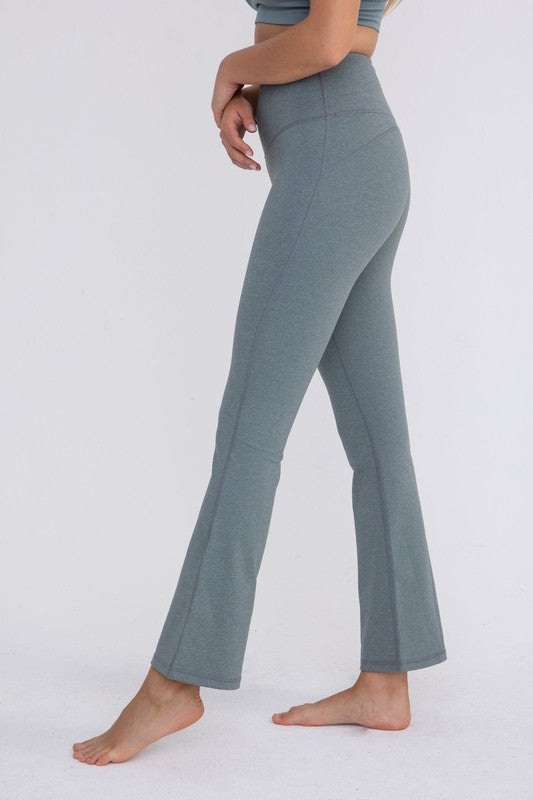 High-Waisted Flare Leggings - Ro + Ivy