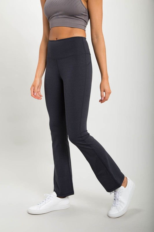 High-Waisted Flare Leggings - Ro + Ivy