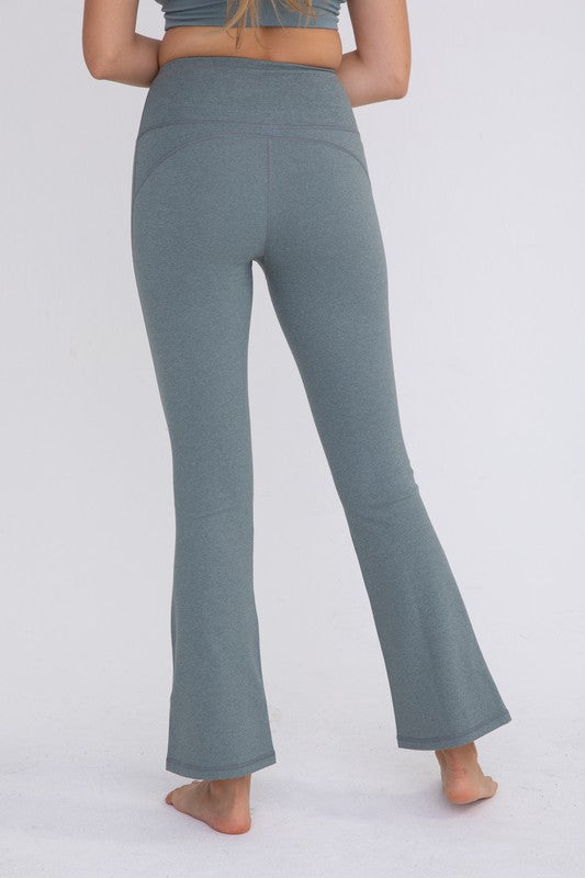 High-Waisted Flare Leggings - Ro + Ivy