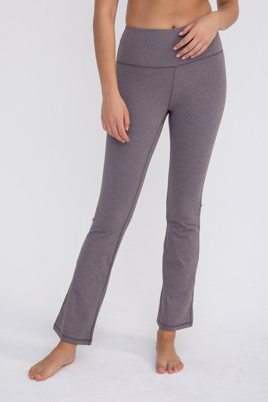 High-Waisted Flare Leggings - Ro + Ivy