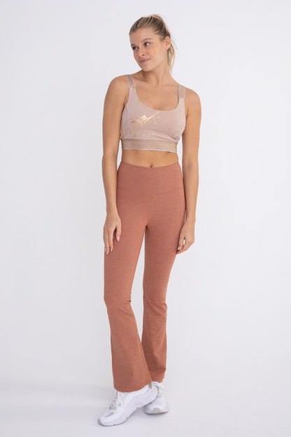 High-Waisted Flare Leggings - Ro + Ivy