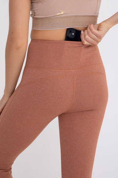 High-Waisted Flare Leggings - Ro + Ivy