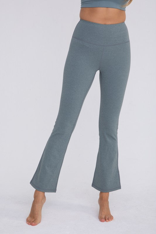 High-Waisted Flare Leggings - Ro + Ivy