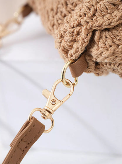 Boho Crochet Crossbody Bag - Crossbody Bags