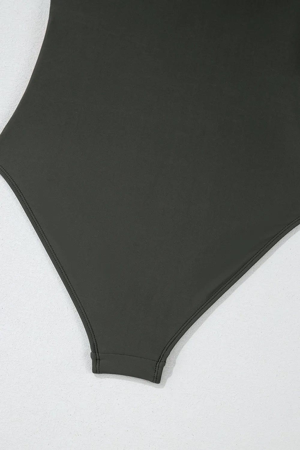 Women's Color Block Padded Square Neck One Piece Swimsuit - One-Piece Swimsuits