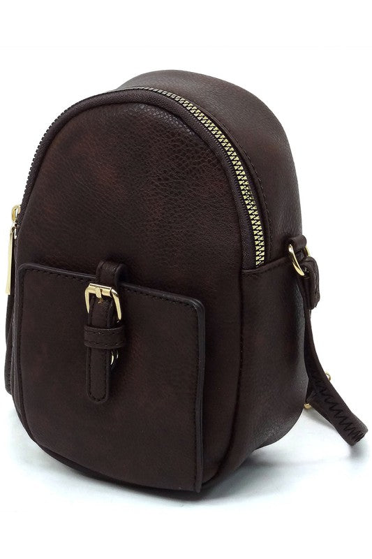 Mini Buckle Crossbody Bag | Trendy Crossbody Bags Outfit Idea for Women by Ro + Ivy | Elevated Basics, Modern Comfort & Style