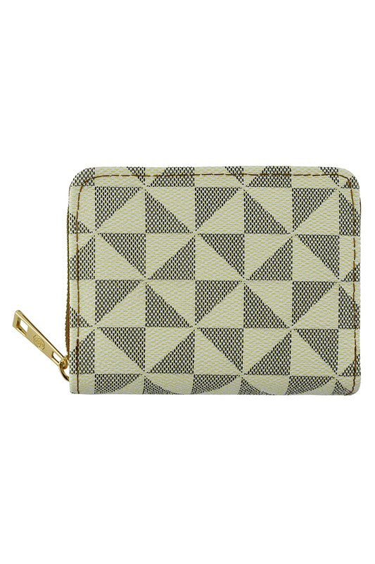 IVORY TAN one Vegan Leather Monogram Accordion Bi-fold Wallet | Trendy Wallets Outfit Idea for Women by Ro + Ivy | Elevated Basics, Modern Comfort & Style