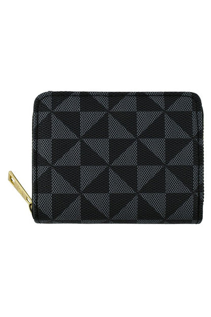 BLACK BLACK one Vegan Leather Monogram Accordion Bi-fold Wallet | Trendy Wallets Outfit Idea for Women by Ro + Ivy | Elevated Basics, Modern Comfort & Style