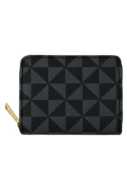 BLACK BLACK one Vegan Leather Monogram Accordion Bi-fold Wallet | Trendy Wallets Outfit Idea for Women by Ro + Ivy | Elevated Basics, Modern Comfort & Style