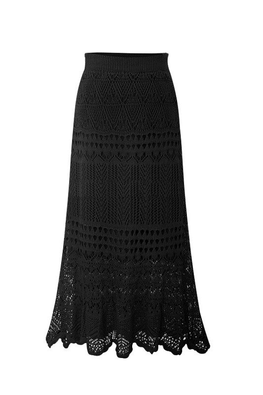 Crochet maxi skirt - Ro + Ivy