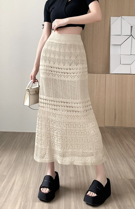 Crochet maxi skirt - Ro + Ivy