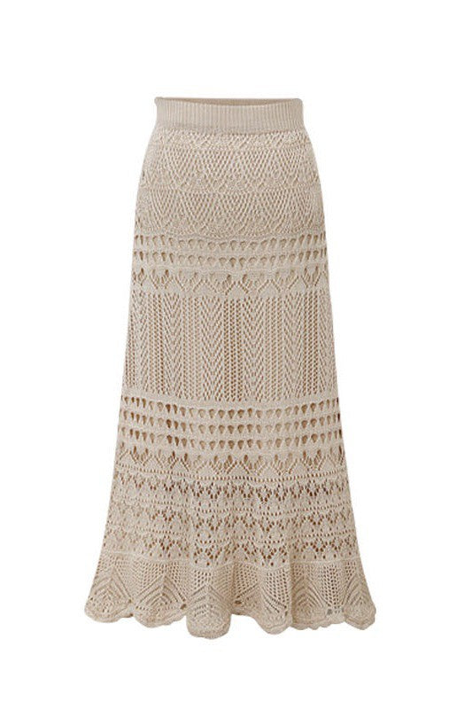 Crochet maxi skirt - Ro + Ivy