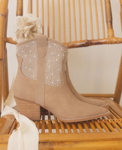 Pearl Studded Western Boots - A Luxe Twist on Classic Style - Ro + Ivy