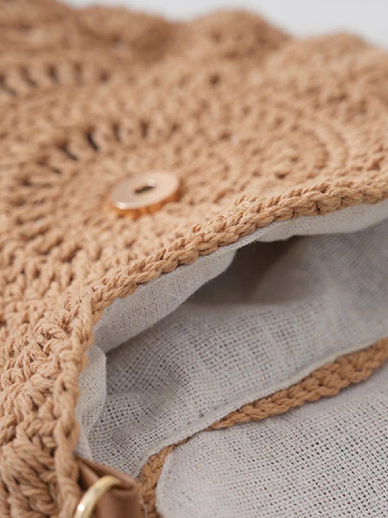 Boho Crochet Crossbody Bag - Crossbody Bags