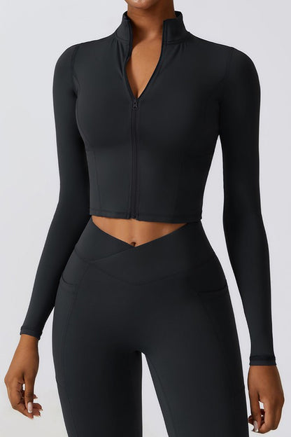 Quick-Drying Long Sleeve Active Sports Top - Ro + Ivy