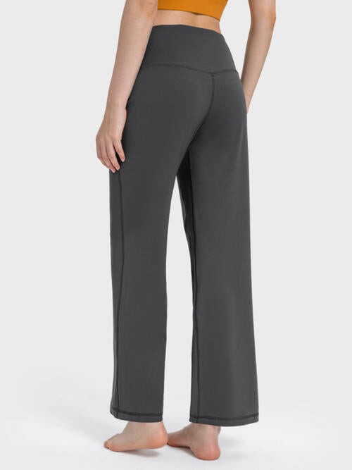 Ella Active Wide-Leg Pants with Pockets - Ro + Ivy