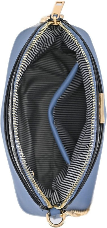 Leopard Accent Small Dome Crossbody Bag | Trendy Crossbody Bags Outfit Idea for Women by Ro + Ivy | Elevated Basics, Modern Comfort & Style