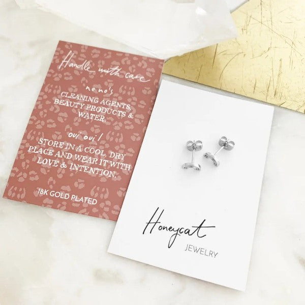 Rainbow Stud Earrings Trendy Earrings Outfit Idea for Women | Ro + Ivy
