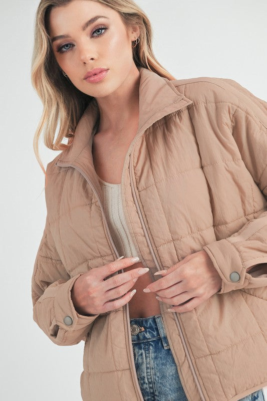 Quilted Puffer Jacket - Ro + Ivy