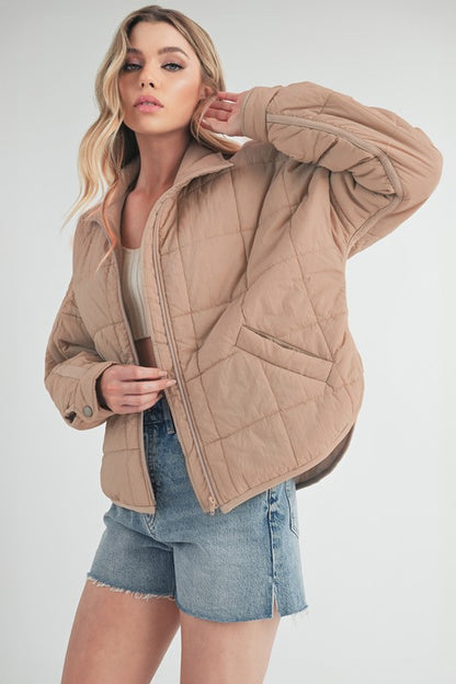 Quilted Puffer Jacket - Ro + Ivy