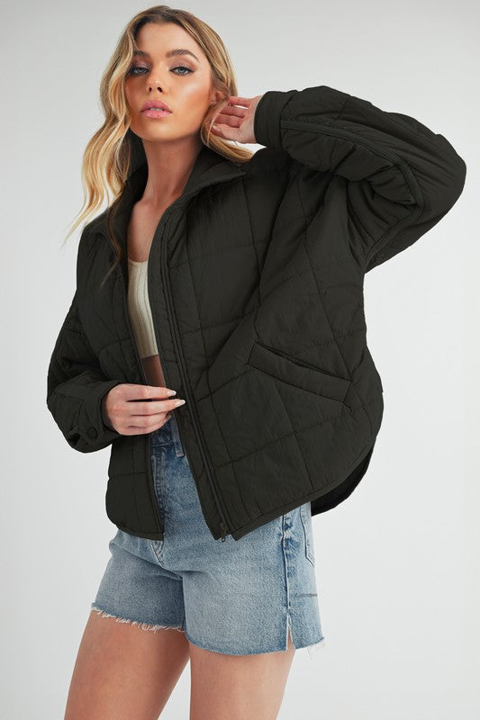 Quilted Puffer Jacket - Ro + Ivy