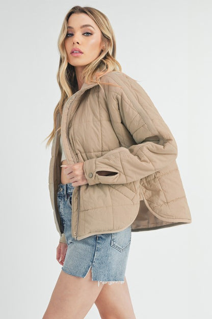 Quilted Puffer Jacket - Ro + Ivy