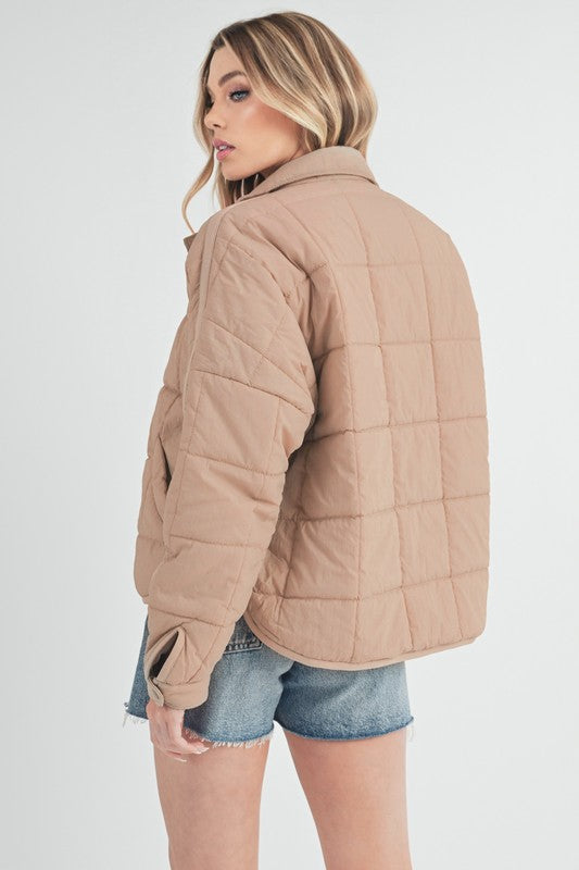 Quilted Puffer Jacket - Ro + Ivy