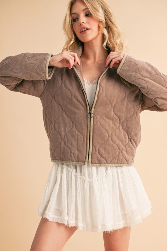 Kendl Quilted Jacket - Ro + Ivy