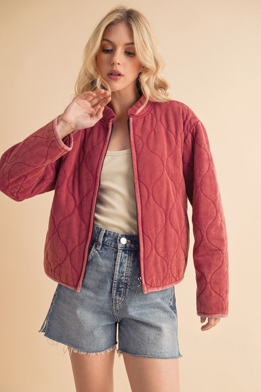 Kendl Quilted Jacket - Ro + Ivy