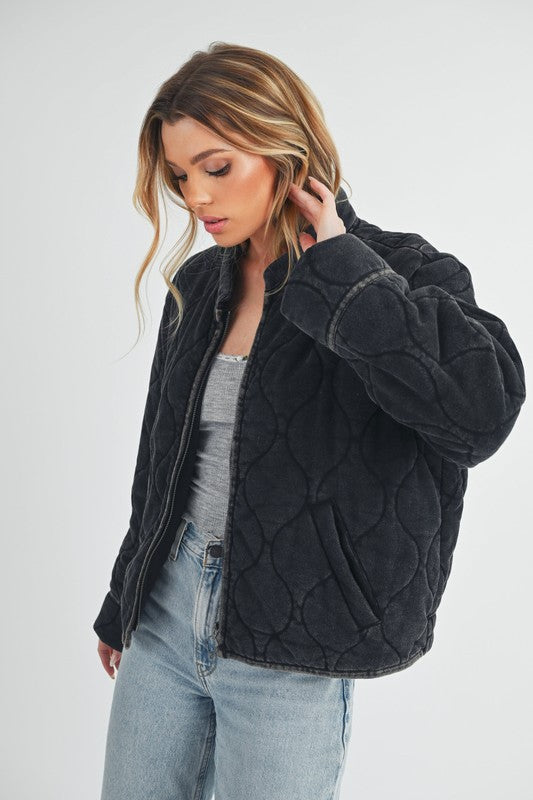 Kendl Quilted Jacket - Ro + Ivy