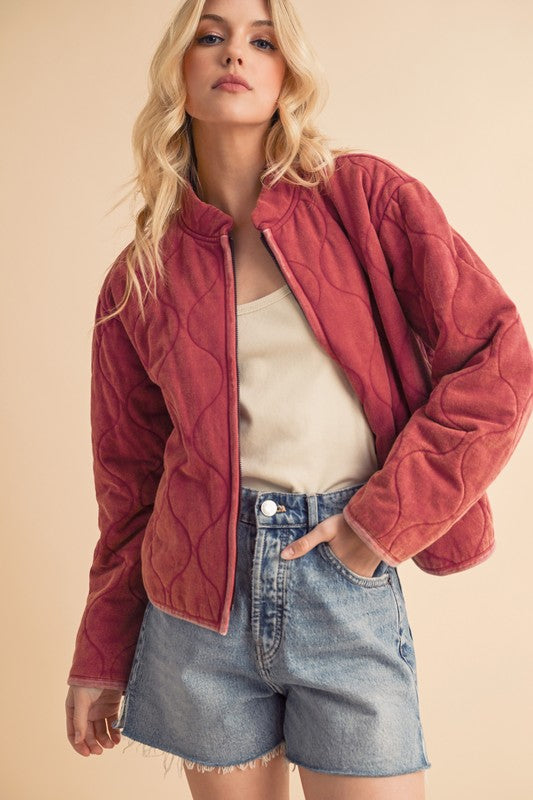 Kendl Quilted Jacket - Ro + Ivy