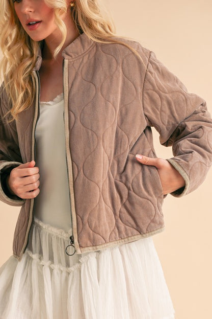 Kendl Quilted Jacket - Ro + Ivy