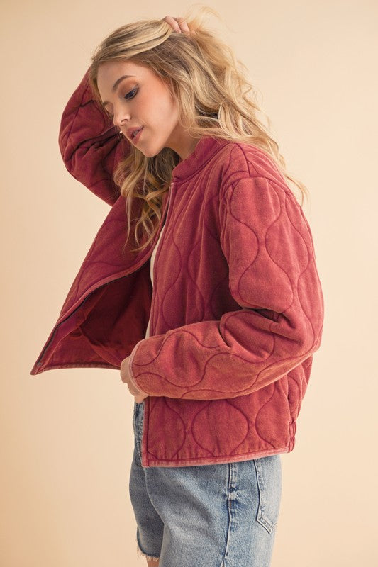 Kendl Quilted Jacket - Ro + Ivy