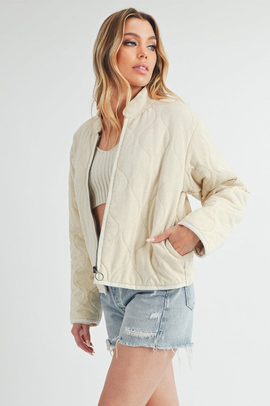 Kendl Quilted Jacket - Ro + Ivy