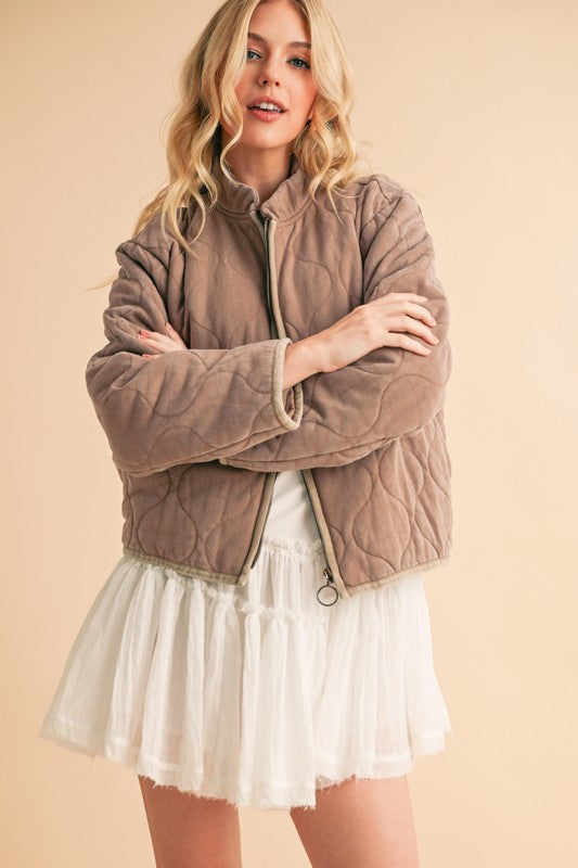 Kendl Quilted Jacket - Ro + Ivy