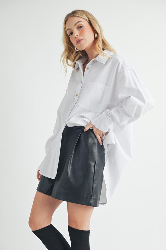 Larita Button Down Shirt - Ro + Ivy