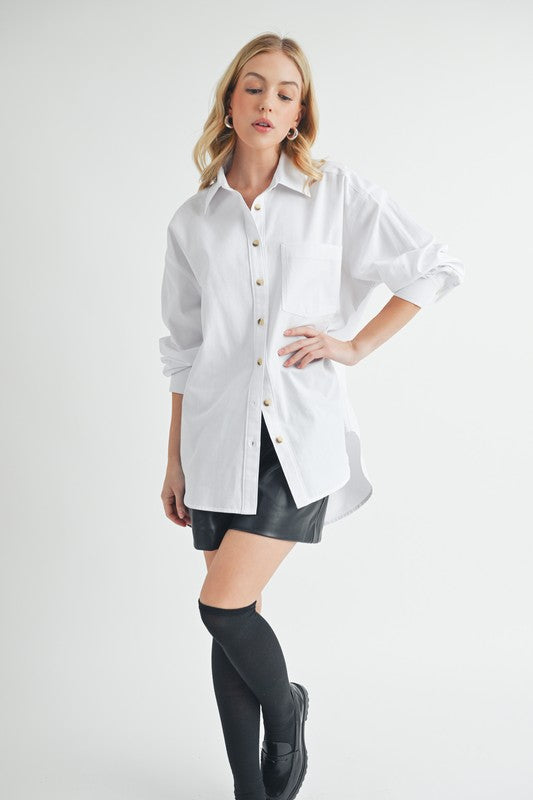 Larita Button Down Shirt - Ro + Ivy