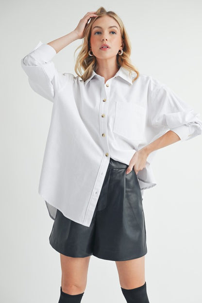 Larita Button Down Shirt - Ro + Ivy