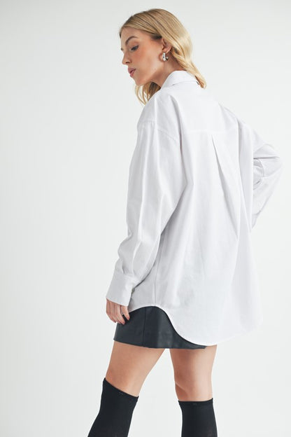 Larita Button Down Shirt - Ro + Ivy