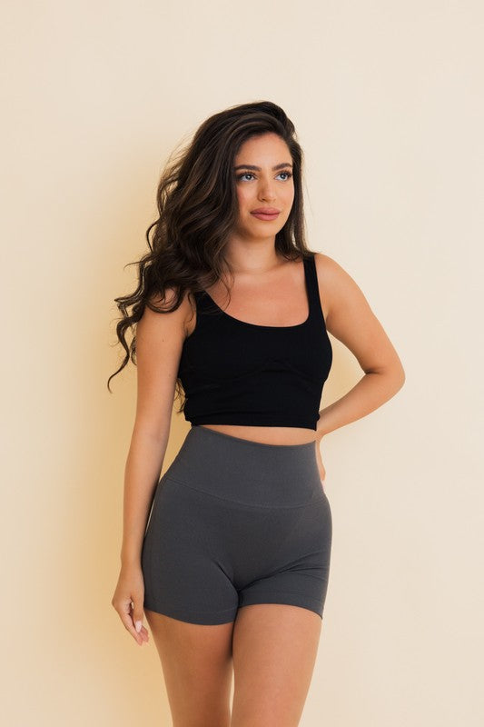 Ultra Comfy Seamless Shorts | Trendy Active Shorts Outfit Idea for Women by Ro + Ivy | Elevated Basics, Modern Comfort & Style