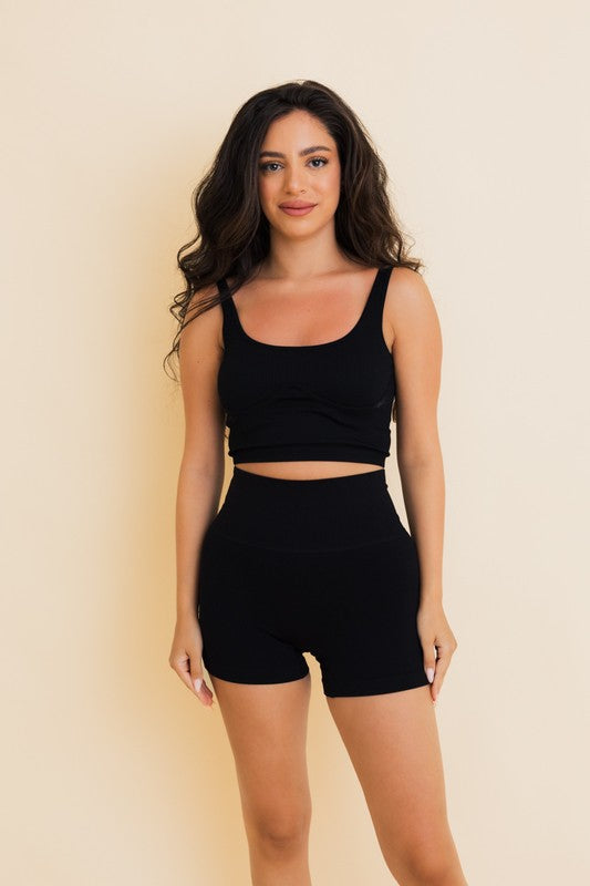 Ultra Comfy Seamless Shorts | Trendy Active Shorts Outfit Idea for Women by Ro + Ivy | Elevated Basics, Modern Comfort & Style